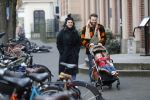 Amsterdam 1 februari 2020
Roxeanne Hazes met vriend Erik Zennes en zoon Fender bij artis.