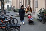 Amsterdam 1 februari 2020
Roxeanne Hazes met vriend Erik Zennes en zoon Fender bij artis.