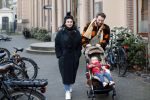 Amsterdam 1 februari 2020
Roxeanne Hazes met vriend Erik Zennes en zoon Fender bij artis.
