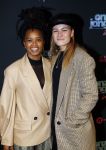 Amsterdam 27 januari 2020
Premiere Onze Jongens in Miami in Tuschinski. Shary-An Nivillac  met vriendin