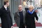 Amsterdam 19 januari 2020
Herdenkingsdienst Martin Elfrink de partner van Andre v Duin die afgelopen maandag overleden is . De Dienst was in het deLamar theater. Paul de Leeuw met partner Stefan Nugter en Simone Kleinsma