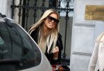 Amsterdam 3 februari 2020
Sylvie Meis vertrekt na dag werken vanuit hotel The Dylan.