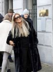 Amsterdam 3 februari 2020
Sylvie Meis vertrekt na dag werken vanuit hotel The Dylan.