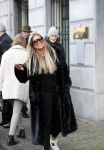 Amsterdam 3 februari 2020
Sylvie Meis vertrekt na dag werken vanuit hotel The Dylan.