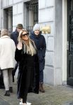 Amsterdam 3 februari 2020
Sylvie Meis vertrekt na dag werken vanuit hotel The Dylan.