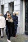 Amsterdam 3 februari 2020
Sylvie Meis vertrekt na dag werken vanuit hotel The Dylan.