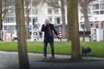 Amsterdam 17 januari 2020
Tom Egbers laat al bellend zijn hond uit