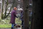 Amsterdam 31 januari 2020
Tom Egbers laat bellend zijn hond uit