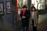 Amsterdam 10 februari 2020
Youp v t Hek  en zijn vrouw Debbie Petter . Youp eet een pepermuntje
