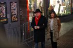 Amsterdam 10 februari 2020
Youp v t Hek  en zijn vrouw Debbie Petter . Youp eet een pepermuntje