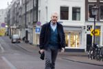 Amsterdam 4 maart 2021
Andre v Duin thuis in zijn huis en op straat op de grachten in Amsterdam.