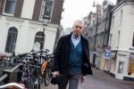 Amsterdam 4 maart 2021
Andre v Duin thuis in zijn huis en op straat op de grachten in Amsterdam.