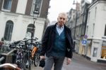 Amsterdam 4 maart 2021
Andre v Duin thuis in zijn huis en op straat op de grachten in Amsterdam.