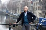 Amsterdam 4 maart 2021
Andre v Duin thuis in zijn huis en op straat op de grachten in Amsterdam.