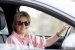 Amstelveen 25 februari 2021
Anouk Smulders achter het stuur van haar auto