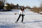 Loosdrecht 13 februari 2021
Chimene v Oosterhout schaatsend op de Loosdrechtse plassen.