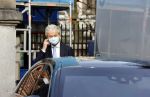 Amsterdam 21 februari 2021
Geert Wilders met zijn beveiliging in het vondelpark bij VondelCS
