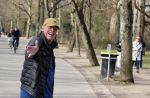 Amsterdam 24 februari 2021
Jack Spijkerman wandelend door het vondelpark