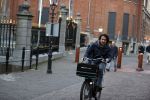 Den Haag 2 maart 2021
Jesse Klaver op de fiets bij het binnenhof.