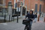 Den Haag 2 maart 2021
Jesse Klaver op de fiets bij het binnenhof.