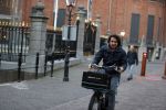 Den Haag 2 maart 2021
Jesse Klaver op de fiets bij het binnenhof.