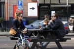 Amsterdam 21 februari 2021
Joost Nijsen  met zijn vriendin en ex van Joost Zwagerman Maaike Pereboom. Maaike heeft een zoontje van Joost Zwagerman
