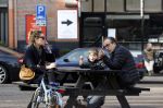 Amsterdam 21 februari 2021
Joost Nijsen  met zijn vriendin en ex van Joost Zwagerman Maaike Pereboom. Maaike heeft een zoontje van Joost Zwagerman