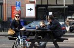 Amsterdam 21 februari 2021
Joost Nijsen  met zijn vriendin en ex van Joost Zwagerman Maaike Pereboom. Maaike heeft een zoontje van Joost Zwagerman