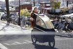 Amsterdam 6 maart 2021
Lauren Verster met de bakfiets met daarin haar 2 kinderen