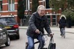 Amsterdam 6 maart 2021
Maarten Spanjer op de fiets in Amsterdam zuid