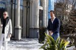Amsterdam 13 februari 2021
Jort Kelder en Mark Rutte bij vondel CS in het vondelpark.