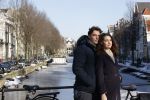 Amsterdam 12 februari 2021
Thierry Baudet en zijn verloofde Davide Heijmans bij de bevroren grachten in Amsterdam.