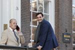 Amsterdam 26 februari 2021
Theo Hiddema en Thierry Baudet voor het huis / praktijk van Theo op de gracht in Amsterdam.