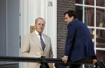 Amsterdam 26 februari 2021
Theo Hiddema en Thierry Baudet voor het huis / praktijk van Theo op de gracht in Amsterdam.