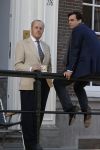 Amsterdam 26 februari 2021
Theo Hiddema en Thierry Baudet voor het huis / praktijk van Theo op de gracht in Amsterdam.