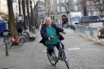 Den Haag 2 maart 2021
Ton Elias fietst door het centrum van Den Haag naar zijn huis toe