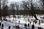 Amsterdam 9 februari 2021
Sneeuw in het vondelpark. Er wordt volop geschaatst in het vondelpark.