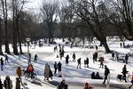 Amsterdam 9 februari 2021
Sneeuw in het vondelpark. Er wordt volop geschaatst in het vondelpark.