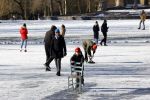 Amsterdam 9 februari 2021
Sneeuw in het vondelpark. Er wordt volop geschaatst in het vondelpark.