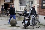 Amsterdam 24 febrruari 2021
Wolter Kroes en kennis Richard hard lopend door het vondelpark