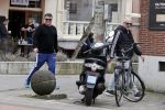 Amsterdam 24 febrruari 2021
Wolter Kroes en kennis Richard hard lopend door het vondelpark