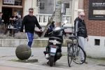 Amsterdam 24 febrruari 2021
Wolter Kroes en kennis Richard hard lopend door het vondelpark