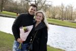 Amsterdam 14 februari 2022
Chahid Charak ( Dutch Performante) met zijn vrouw in het vondelpark en Amsterdam zuid.