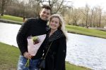 Amsterdam 14 februari 2022
Chahid Charak ( Dutch Performante) met zijn vrouw in het vondelpark en Amsterdam zuid.