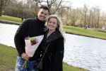 Amsterdam 14 februari 2022
Chahid Charak ( Dutch Performante) met zijn vrouw in het vondelpark en Amsterdam zuid.