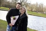 Amsterdam 14 februari 2022
Chahid Charak ( Dutch Performante) met zijn vrouw in het vondelpark en Amsterdam zuid.