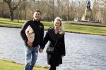 Amsterdam 14 februari 2022
Chahid Charak ( Dutch Performante) met zijn vrouw in het vondelpark en Amsterdam zuid.