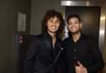 Amsterdam 28 februari 2022
Premiere Batman in Pathe Arena .
Chahid Charak ( Dutch Performante) en Kwebbelkop ( Jordi v d Busche)