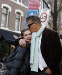 Amsterdam 26 februari 2022
Emile Ratelband met zijn dochter op de pc hooftstraat
