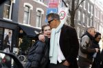 Amsterdam 26 februari 2022
Emile Ratelband met zijn dochter op de pc hooftstraat